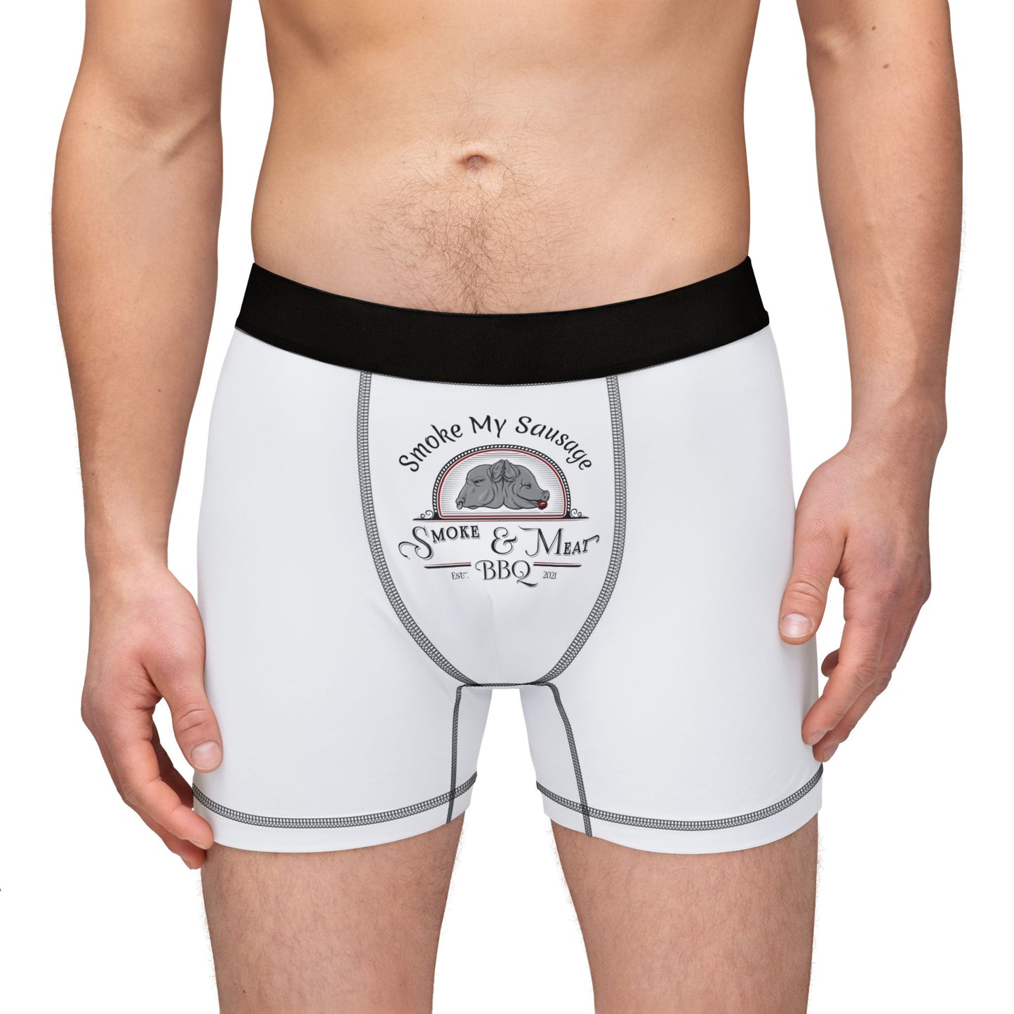 “Smoke My Sausage” Funny Men's Boxers