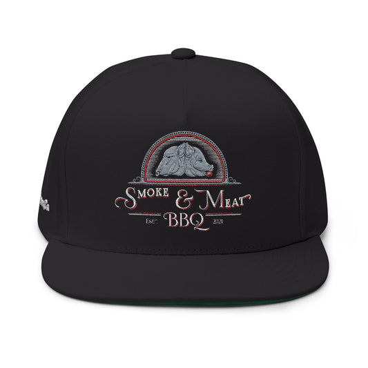 Flat Bill Cap-Embroidered-Logo/Stockton/209