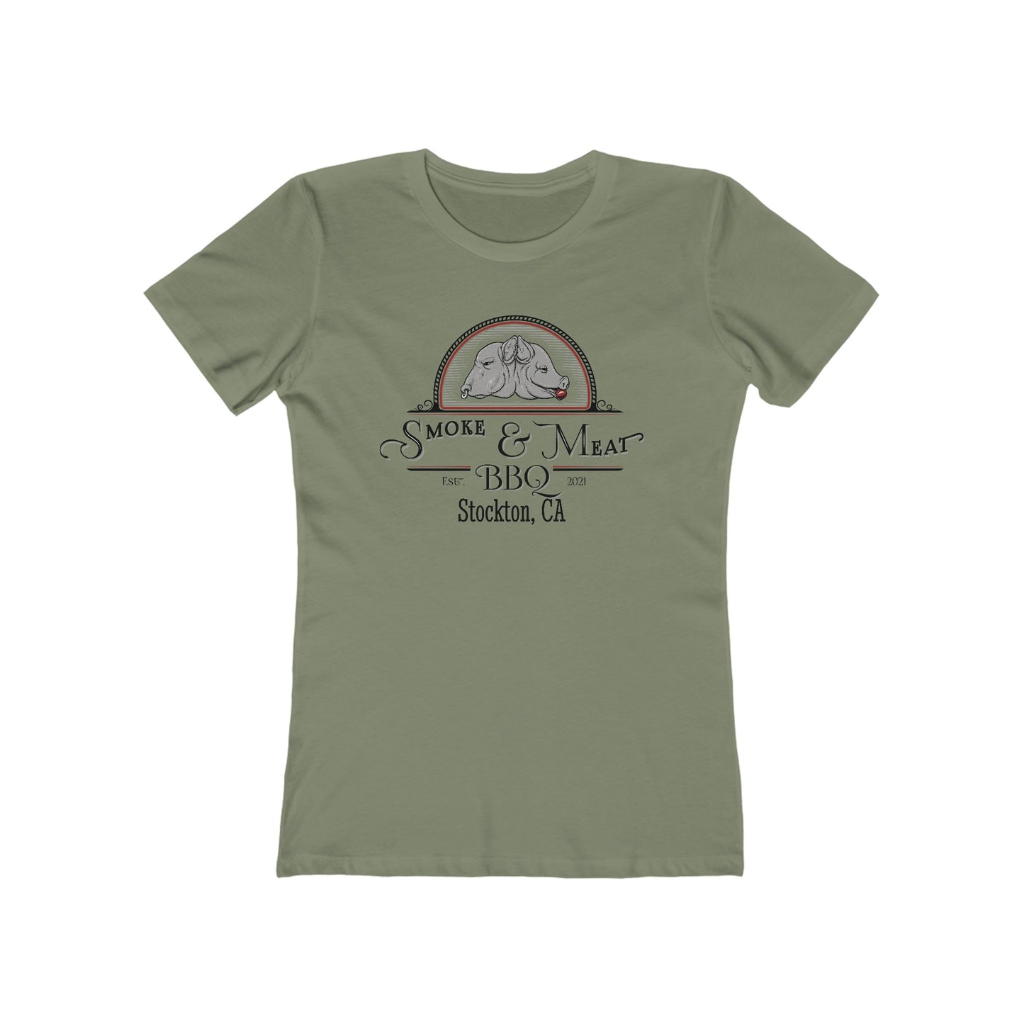 Smoke & Meat BBQ Tee for Women - customizable