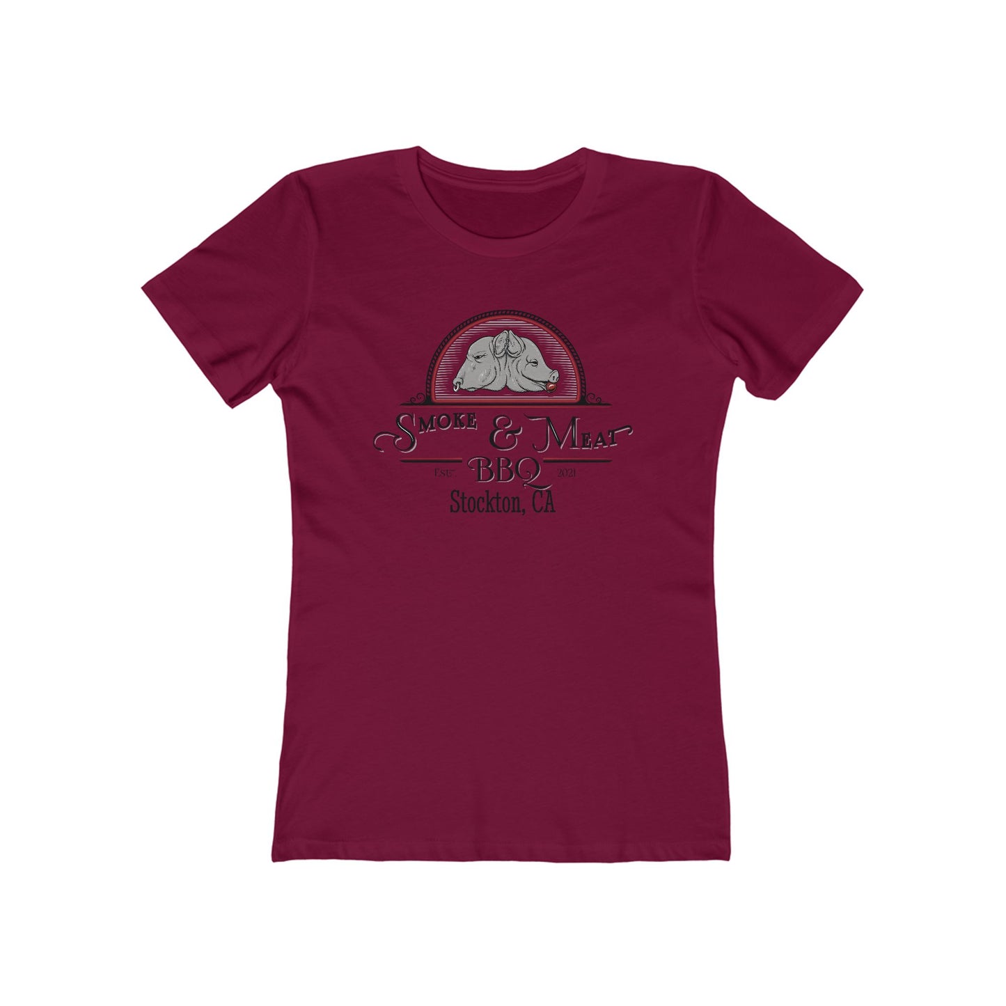 Smoke & Meat BBQ Tee for Women - customizable