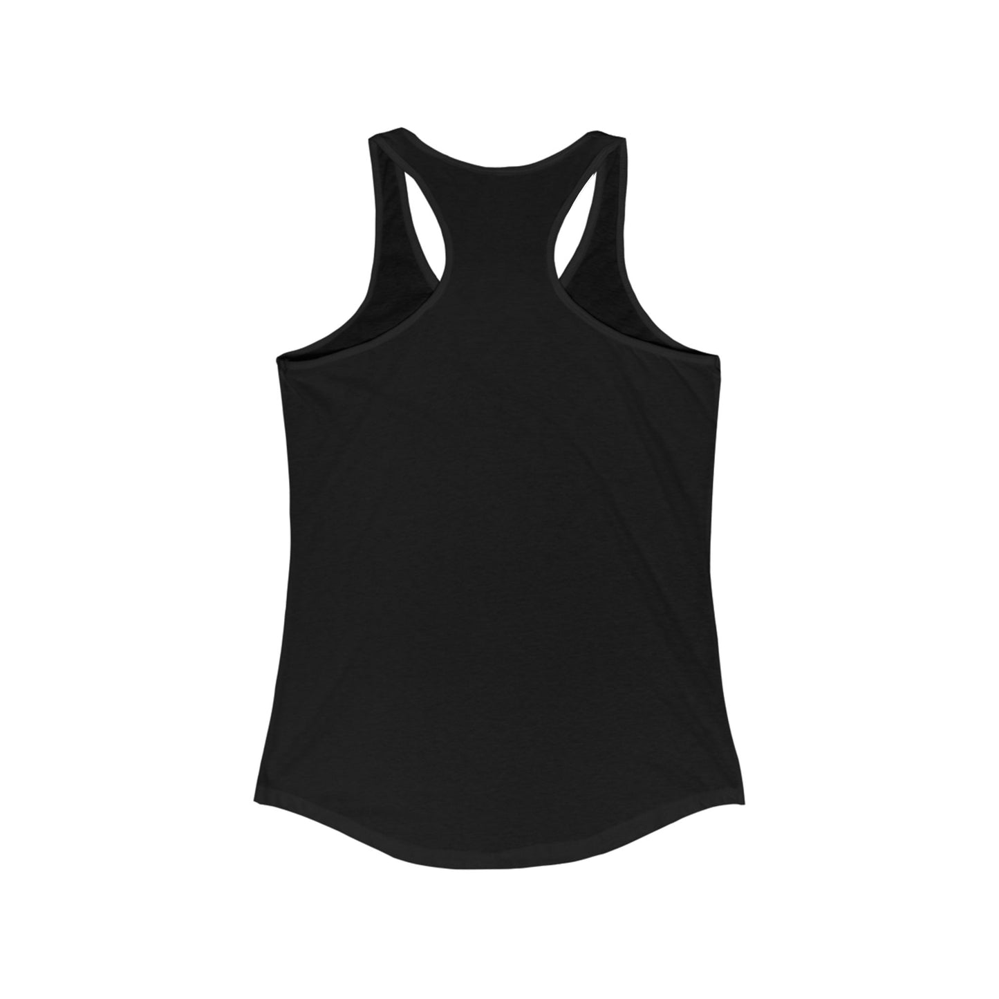 Women's Racerback Tank- Smoke & Meat BBQ Logo